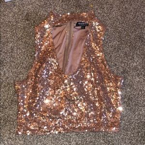 Sparkle crop top